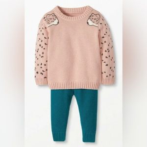 Hanna Anderson sweater set - like new - size 3-6m